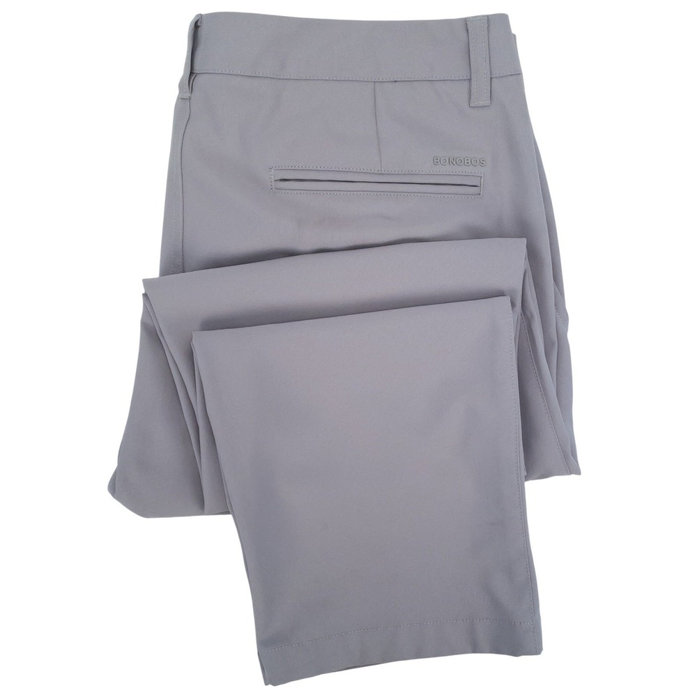 Bonobos Golf Pants Mens 38x30‎ Slim Monument Gray Fit Performance(FITS 38X29.5)